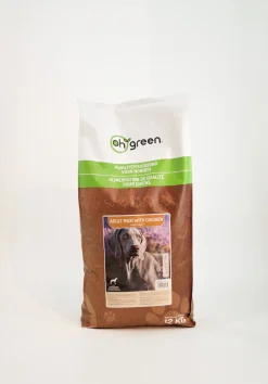 ohgreen Werelddierendag|Hond Voeding|Hondenbrokken adult chicken maxi 12kg