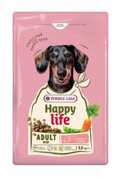 ohgreen Werelddierendag|Hond Voeding|Hondenbrokken happy life adult mini met lam 2,5kg