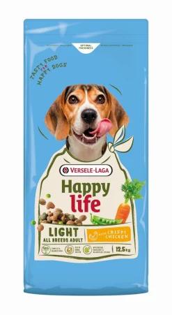 ohgreen Hond Voeding|Hondensnackshappy life adult light met kip 12,5kg