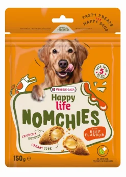ohgreen Hond Voeding|Hondensnackshappy life nomchies beef 150g