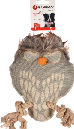 ohgreen Speelgoed|Hondenspeeltje vacan uil kaki