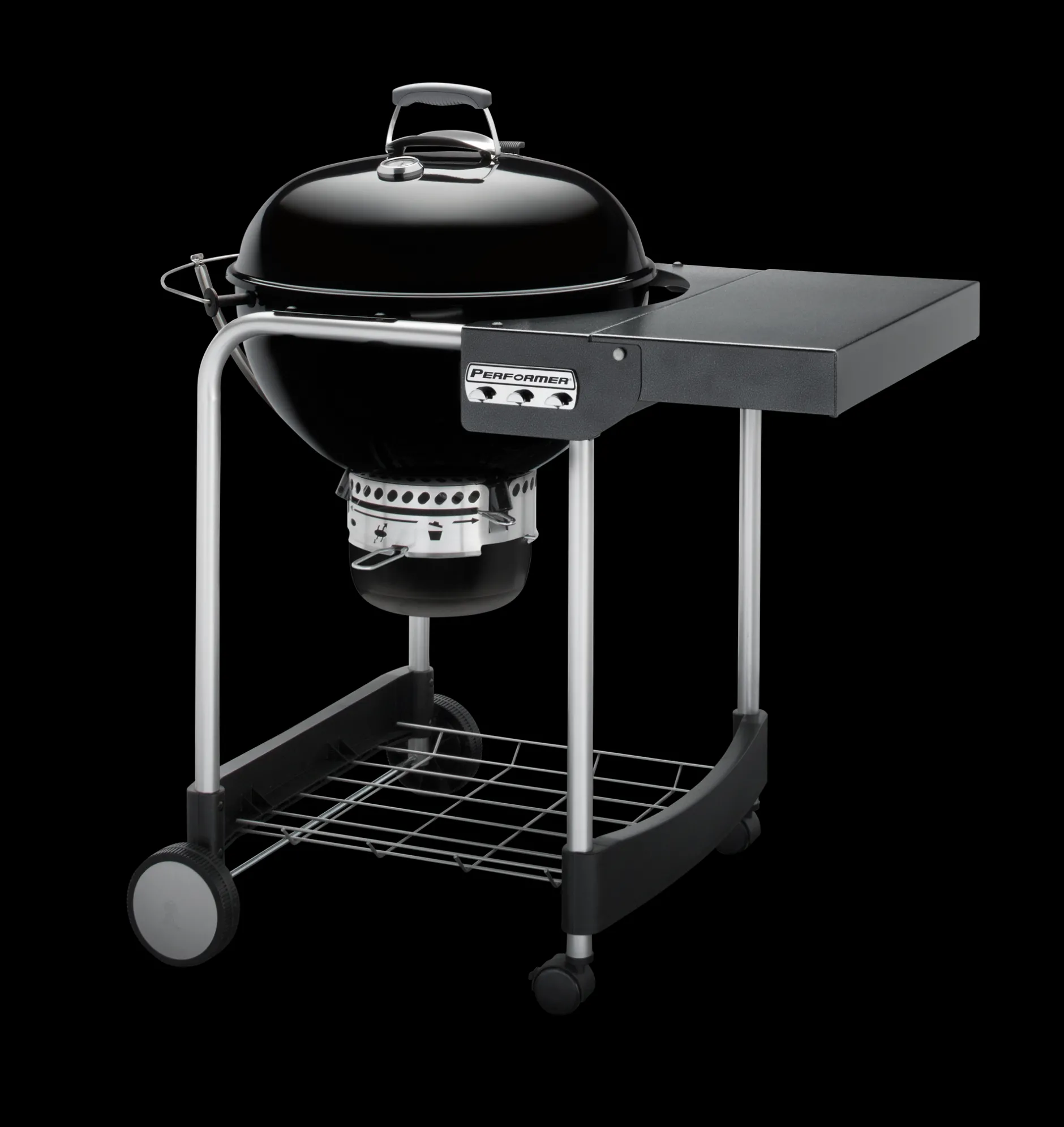 ohgreen Bbq|Houtskoolbarbecue performer gbs 'system edition' Ø57cm, black