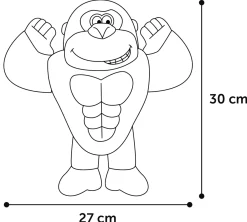 ohgreen Speelgoed|Hs kiga aap zwart 30cm