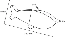 ohgreen Speelgoed|Hs trr fresk snowy vis blauw 18cm