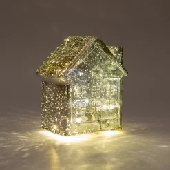 ohgreen Deco Verlichting Binnen|Huisje glas 10led