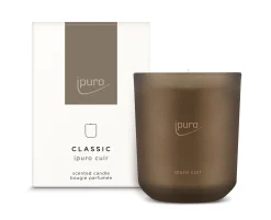 ohgreen Geuren|Ipuro classic cuir kaars 270g