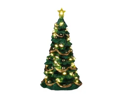 ohgreen Lemax Kerstdorpen|Joyful christmas tree clear light