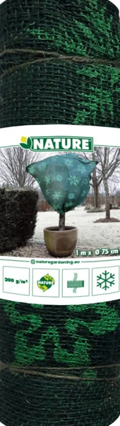 ohgreen Winter|Jutehoes H100xØ75cm groen met aantrekkoord