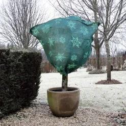 ohgreen Winter|Jutehoes H100xØ75cm groen met aantrekkoord