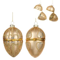 ohgreen Kerstornamenten|Juweel ei doos ornament