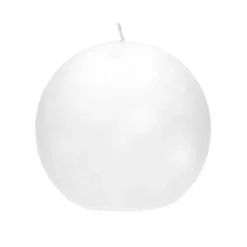 ohgreen Kaarsen|KAARS BOL ⌀ 9 CM WIT