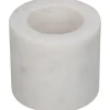 ohgreen Sfeermakers|Kandelaar marmer wit 6.5x6.5x5.5cm