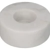 ohgreen Sfeermakers|Kandelaar marmer wit 9x9x3cm