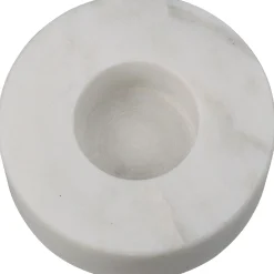 ohgreen Sfeermakers|Kandelaar marmer wit 9x9x3cm