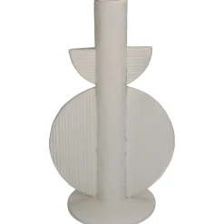 ohgreen Sfeermakers|Kandelaar poly ivoor 13x9x22cm