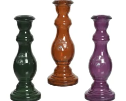 ohgreen Kaarsen|Kandelaar recy glas 20cm