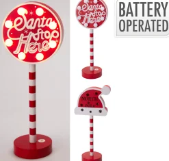 ohgreen Deco Verlichting Binnen|Thema Holiday|Kerst deco led hout 29cm