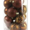 ohgreen Kerstballen|Kerstbal bruin (16sts)