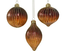 ohgreen Kerstballen|Thema Luxury|Kerstbal glas lijnen glitters