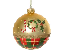 ohgreen Thema Classic|Kerstballen|Kerstbal glas mat , 'joy'