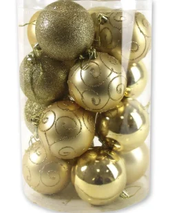 ohgreen Kerstballen|Kerstbal goud (16sts)