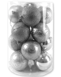 ohgreen Kerstballen|Kerstbal zilver (16sts)