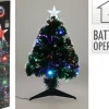 ohgreen Thema Classic|Deco Verlichting Binnen|Kerstboom 60cm fiber optic