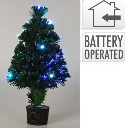 ohgreen Deco Verlichting Binnen|Kerstboom 45cm fiber optic