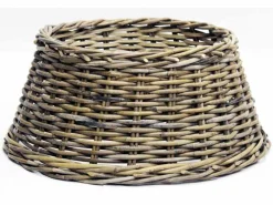 ohgreen Kerstbomen|Kerstboomhuls rotan grijs d60h26cm