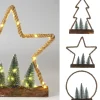 ohgreen Deco Verlichting Binnen|Kerstfiguur jute 45led