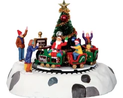 ohgreen Lemax Kerstdorpen|Kindertrein van de kerstman, b/o (4,5v)