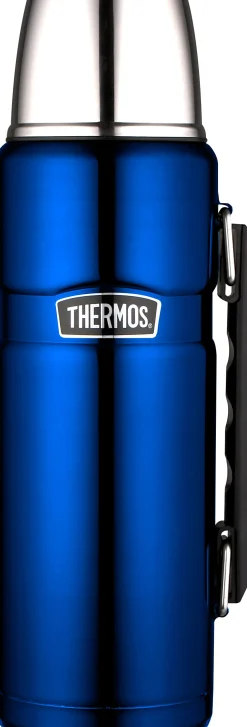 ohgreen Onderweg|King isoleerfles metalic blauw 1200ml