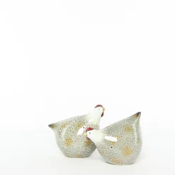 ohgreen Sfeermakers|Kip paulette 2 grijs gespikkeld