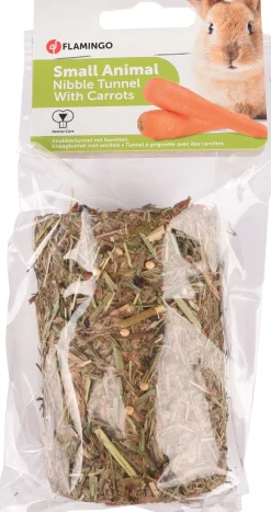 ohgreen Knaagdieren Voeding|Knaagtunnel tubez gevuld met wortel