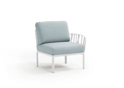 ohgreen Tuinmeubelen|Komodo elemento terminale bianco ghiaccio Sunbrella