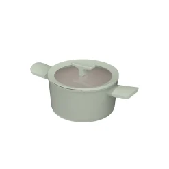 ohgreen Koken|Ecocheques|Kookpot antikleef met deksel balance sage 20cm