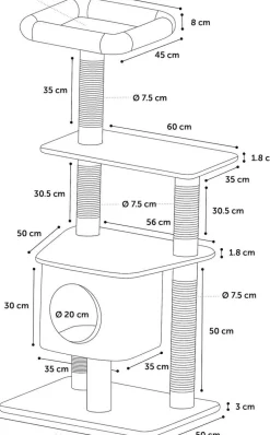 ohgreen Kattenkrabpalen|Krabpaal Norma