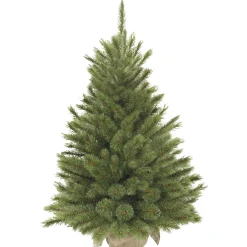 ohgreen Kerstbomen|Kerstbomen Kunststof|Kunstkerstboom m-burlap h90cm