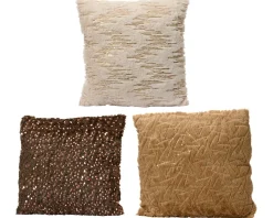 ohgreen Thema Luxury|Kerstdecoratie|Kussen polyester vierkant borduurwerk, pailletten