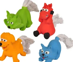 ohgreen Speelgoed|Latex dier met touw 8cm display