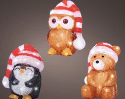 ohgreen Deco Verlichting Buiten|Led dier acryl steady batterij