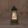 ohgreen Deco Verlichting Binnen|Led lantaarn kerstman glitterwater