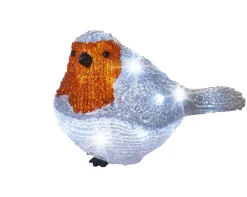 ohgreen Deco Verlichting Buiten|Led roodborstje acryl