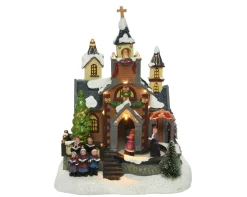 ohgreen Lemax Kerstdorpen|Led scenery kerk