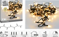 ohgreen Basis Kerstverlichting|Ledverlichting 480led extra warm wit
