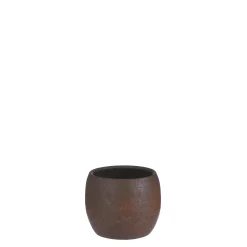 ohgreen Potten En Vazen|Lester pot rond roest stone - h12xd14cm