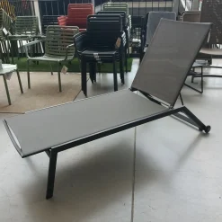 ohgreen Tuinmeubelen|Ligbed Hydra antraciet/zilver