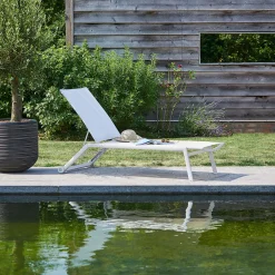 ohgreen Tuinmeubelen|Ligbed Hydra wit