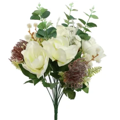 ohgreen Herfst|Kunstbloemstukken|Magnolia distel boeket