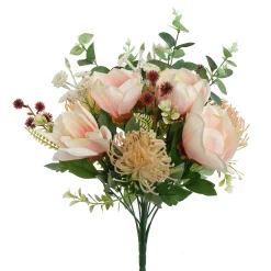 ohgreen Herfst|Kunstbloemstukken|Magnolia distel boeket